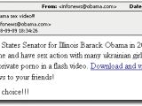 Obama video spam e-mail
