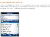 Windows Mobile 7 Office Mobile UI