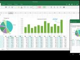 Excel for Windows 10 with touch optimized features