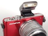 Olympus E-PL3 camera flash