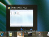 You can control Windows Media Player directly from its thumbnail