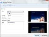 In Windows DVD Maker, the Play, Scenes and Notes button texts can be changed in just a few seconds