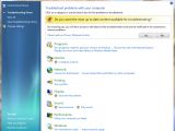 If you have any problem with your Windows 7, the Troubleshooting component found in Control Panel will help you find a solution