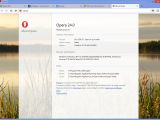 Opera 24 running on Windows 8.1