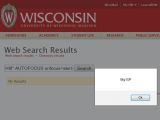 XSS in Wisconsin University's site