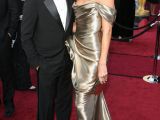 George Clooney and Stacy Keibler at the Oscars 2012
