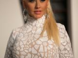 Christina Aguilera hits the Vanity Fair Oscars 2015 afterparty