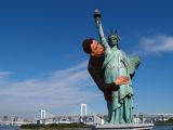 John Travolta has nothing but love for the Statue of Liberty