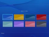 Sony Color Selector Menu