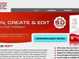 Rogue website pushing fake PDF reader software
