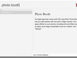Apple's definition of "Photo Booth" in Yosemite's spotlight search