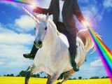 Obama rides the magical unicorn: he’s an outspoken supporter of gay marriage