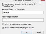 You can password-protect the program