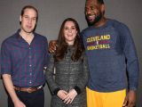 LeBron James meets the Duke and Duchess of Cambridge, breaches protocol by touching her