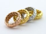 Plated brass rings