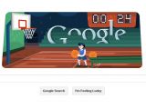 The basketball London 2012 game doodle