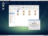 File manager in Point Linux 3.0 Beta 2