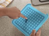 Quirky Poke-a-Pixel Wafflemaker pattern tray