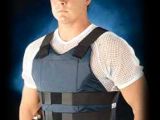 Man wearing bulletproof vest