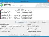 PowerArchiver 2015: Extract files from multiple archives at the same time