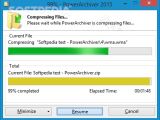 The 3/5 compression test with PowerArchiver 2015