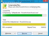 The 5/5 compression test with PowerArchiver 2015