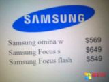 Pricing for Samsung Focus S, Focus Flash and Omnia W Emerges