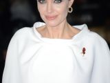 Angelina Jolie at the London premiere of her latest directorial effort, "Unbroken"
