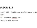 Snapdragon 815 details leak out