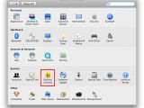 Choosing Parental Controls from System Preferences