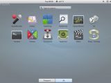 The GNOME application drawer