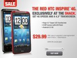 Red HTC Inspire 4G promo flyer
