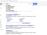 The redesigned Google search results page in testing
