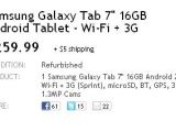 Refurbished Samsung Galaxy Tab 7 price
