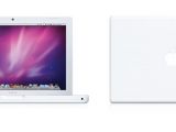 Apple MacBook - polycarbonate (plastic) model, with a 13-inch display
