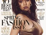 Rihanna promotes her upcoming album in the March issue of Harper's Bazaar