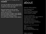 Rogers HTC 8X "About phone" (screenshots)