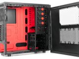 Rosewill Ranger mid-tower PC case opened