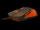 Ozone Argon Ocelote gaming mouse, front angle view