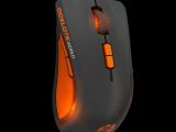 Ozone Argon Ocelote gaming mouse, vertical view