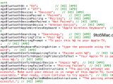 iOS SDK code referencing Bluetooth support for Apple TV