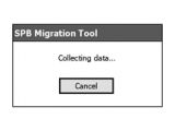 SPB Migration Tool screenshot