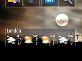 SPB Weather 2.0 for Symbian homescreen widget