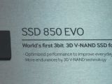 850 EVO is the first 3D V-NAND mainstream SSD
