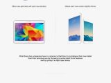 Comparison between Samsung and Apple's tablet building capabilities