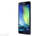Samsung Galaxy A7 in black, display