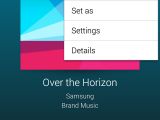 Galaxy Note 4 music player