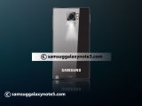 Samsung Galaxy Note 5 concept, back view