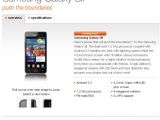 Samsung Galaxy S II 'coming soon' page