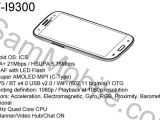 Samsung Galaxy S3 specs sheet